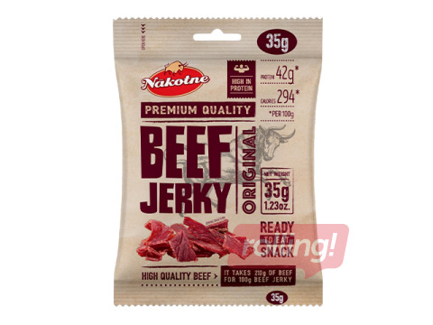 Gaļas uzkoda Beef Jerky, Original, 35g