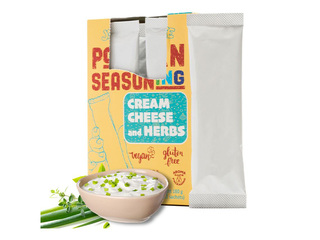 Garšviela popkornam ,Krējuma siers un garšaugi, 12gab x 15g