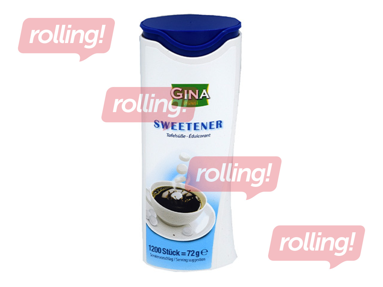 Cukura aizvietotājs Gina, 1200 tabletes