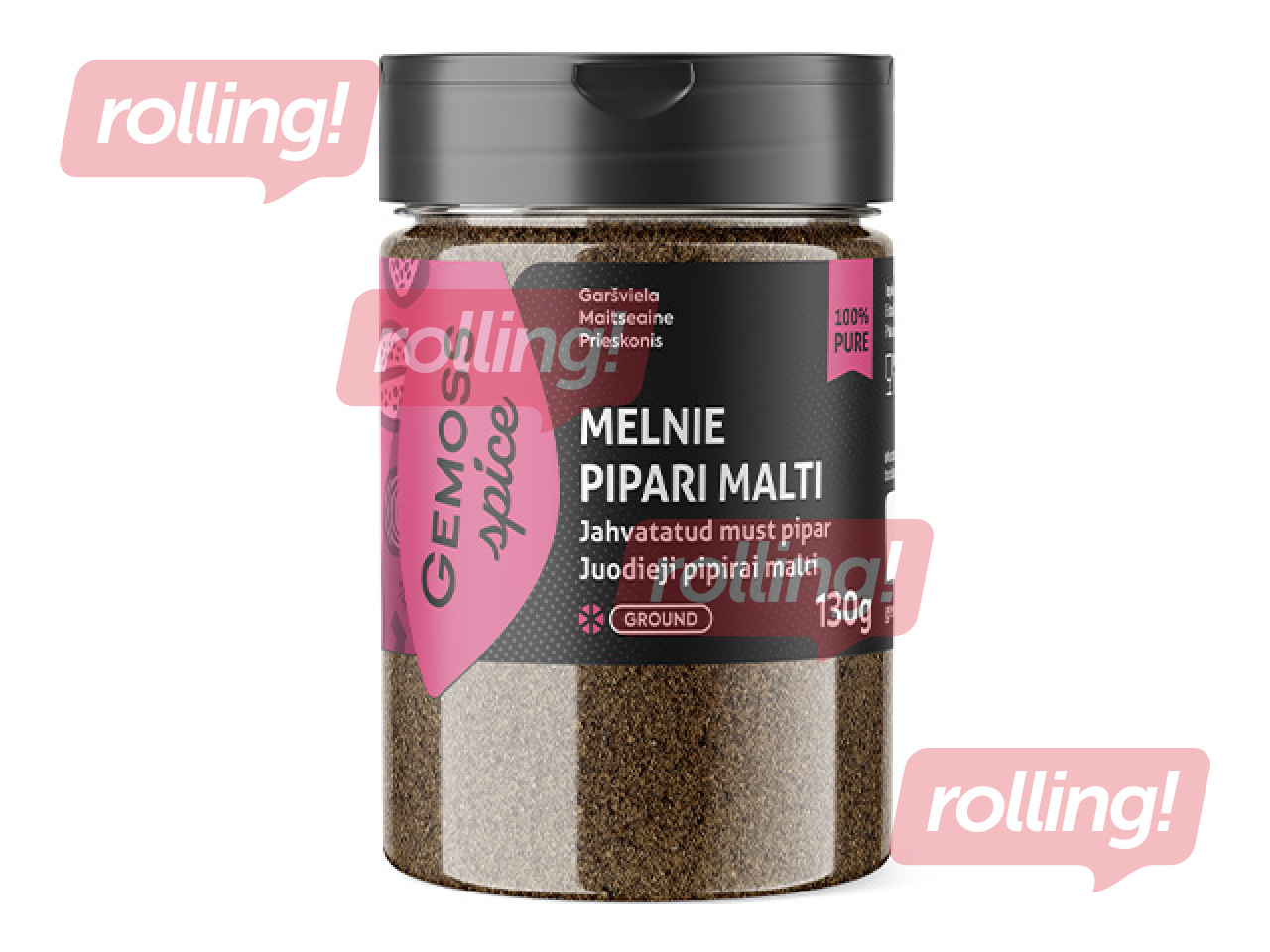 Pipari melnie malti Gemoss spice, 130g