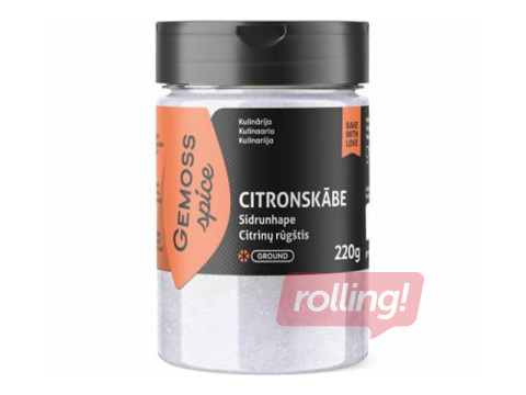 Citronskābe Gemoss spice, 220g