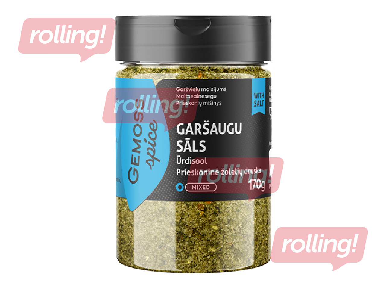 Garšaugu sāls Gemoss spice, 170g