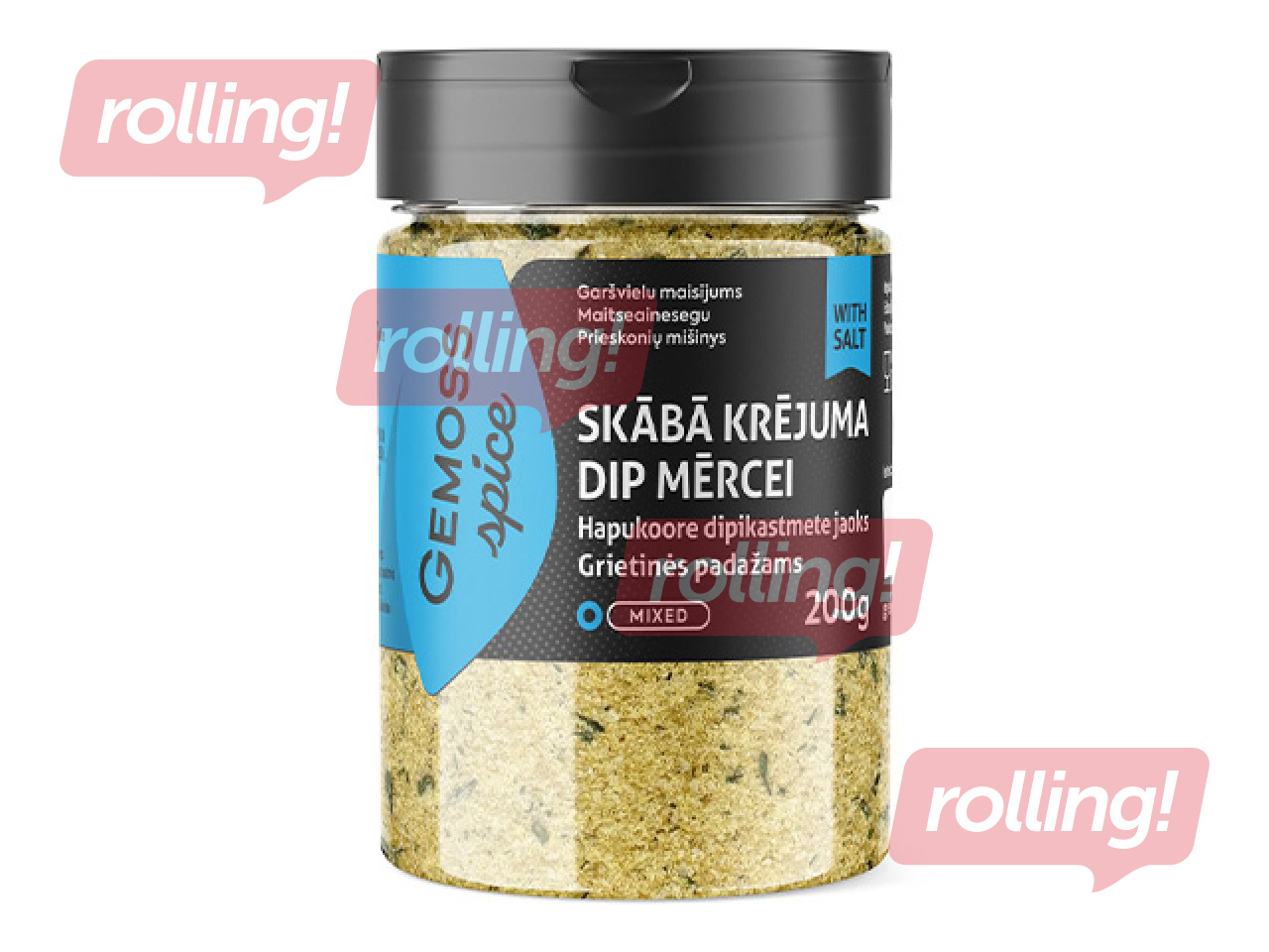 Смесь специй Gemoss spice, для дип соусов из сметаны, с солью, 200г