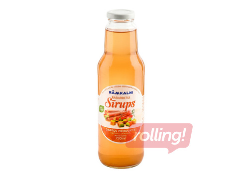 Sīrups Rāmkalni Rabarberu, dabīgs, 750ml (Taras depozīts iekļauts cenā)
