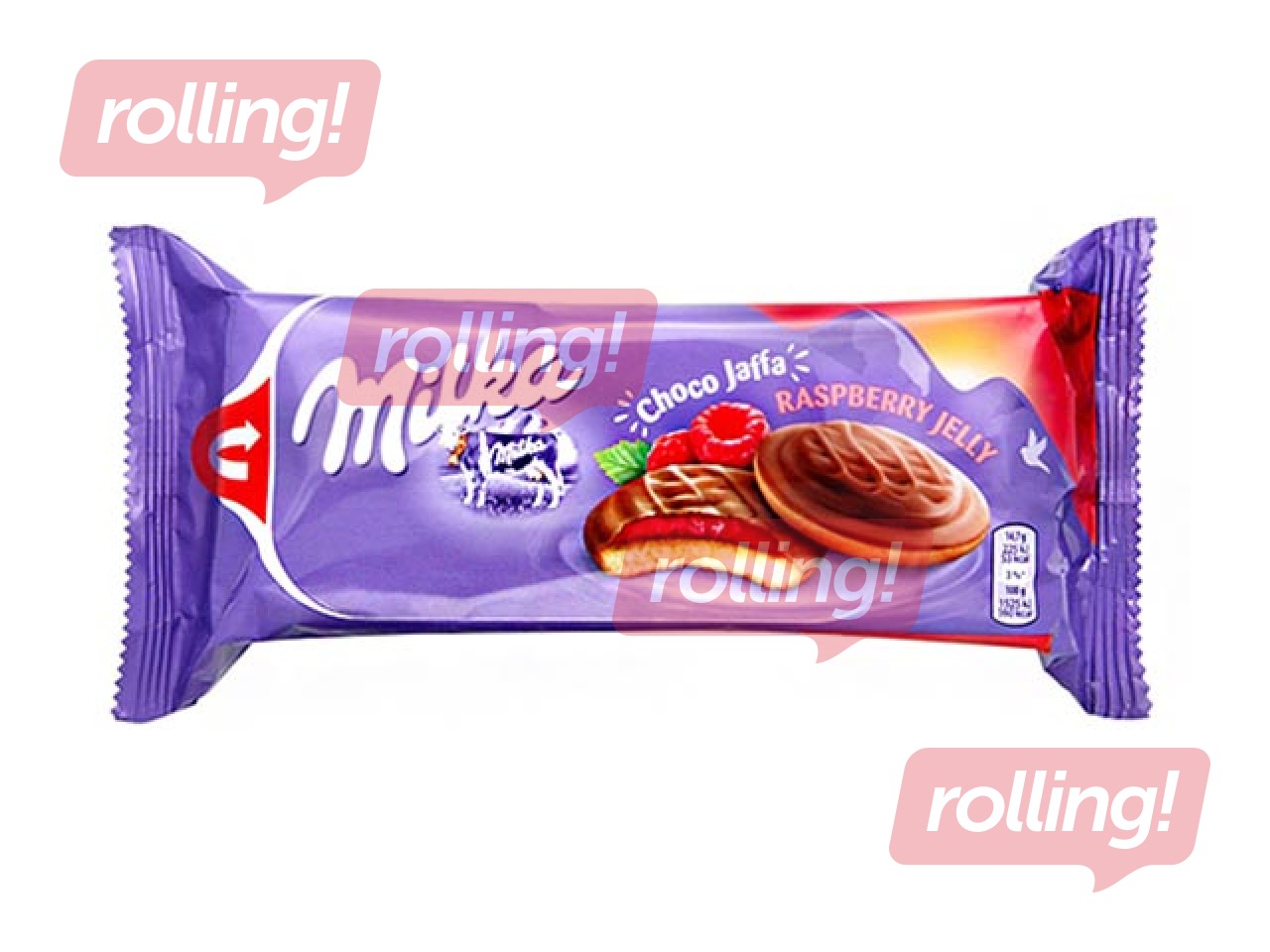 Küpsised Milka Jaffa täidetud vaarika zeleega 147g