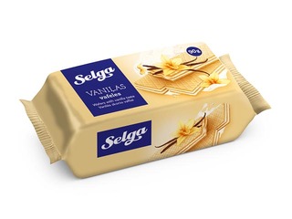 Selga vaniljemaitselised vahvlid, 90g