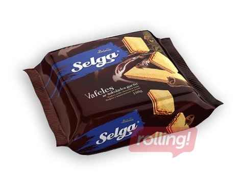 Vafeles Selga ar šokolādes garšu, 90g 