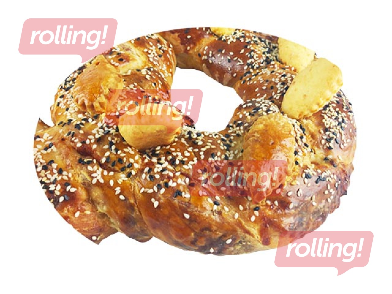 Pretzel Sala, salty with meat, 1,5 kg