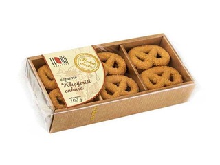 Biscuits Flora pretzels in sugar, 200 g