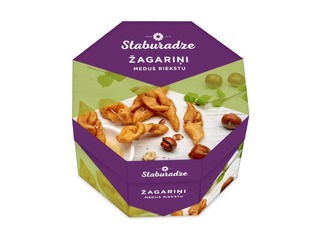 Honey flavored flaky twig cookies Staburadze, 400 g