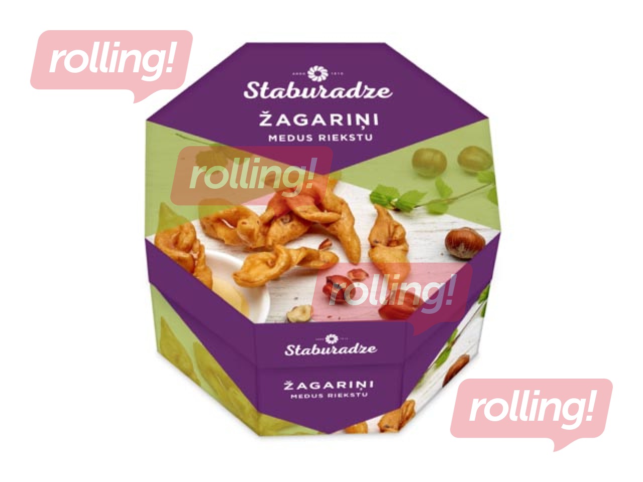 Riekstu medus žagariņi Staburadze, 400g