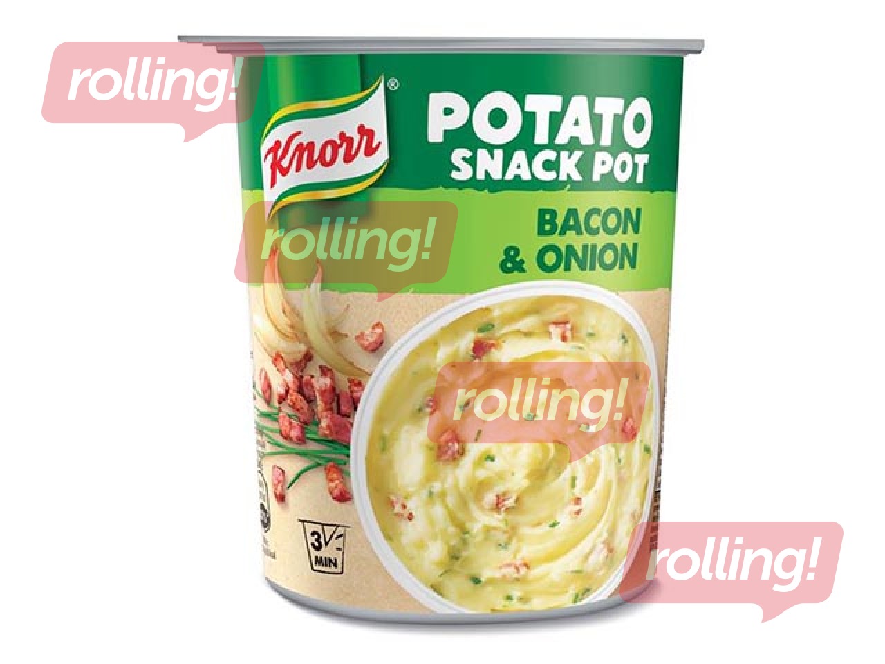Knorr kartupeļu biezenis ar bekonu un sīpoliem, 51g