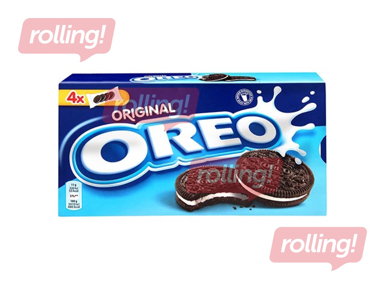 Cepumi Oreo Vanilla filling, 176g