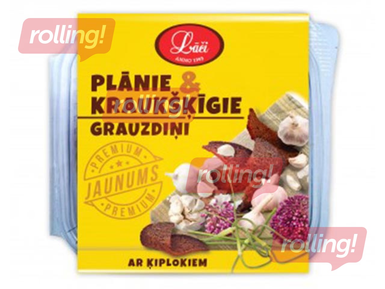 Krõbedad leivakesed küüslauguga, 100g