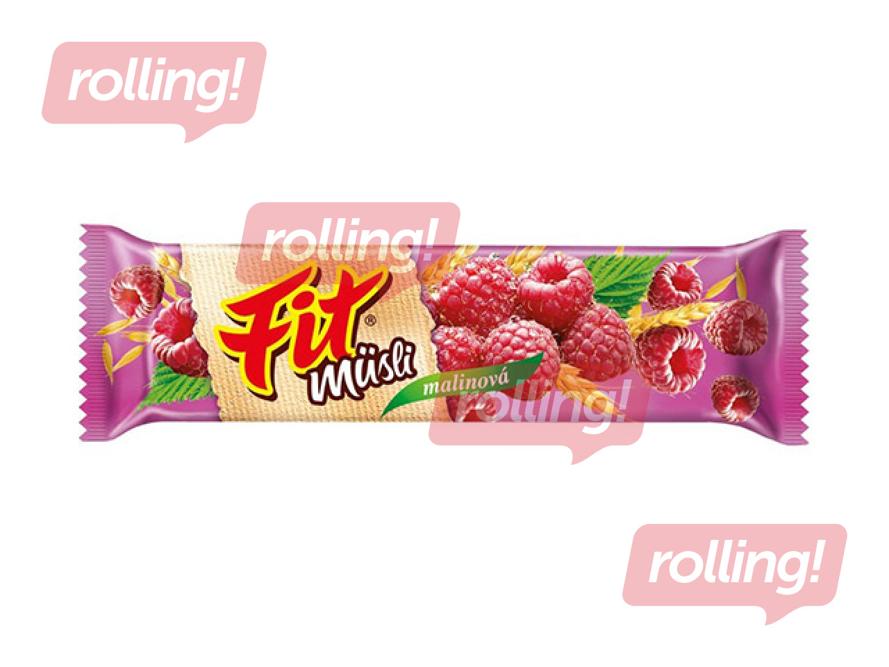 Muesli bar Fit Musli with raspberries, 30g