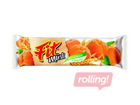 Batoniņš Fit Musli ar aprikozēm, 30g
