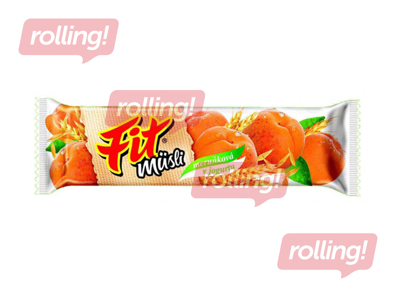 Batoniņš Fit Musli ar aprikozēm, 30g
