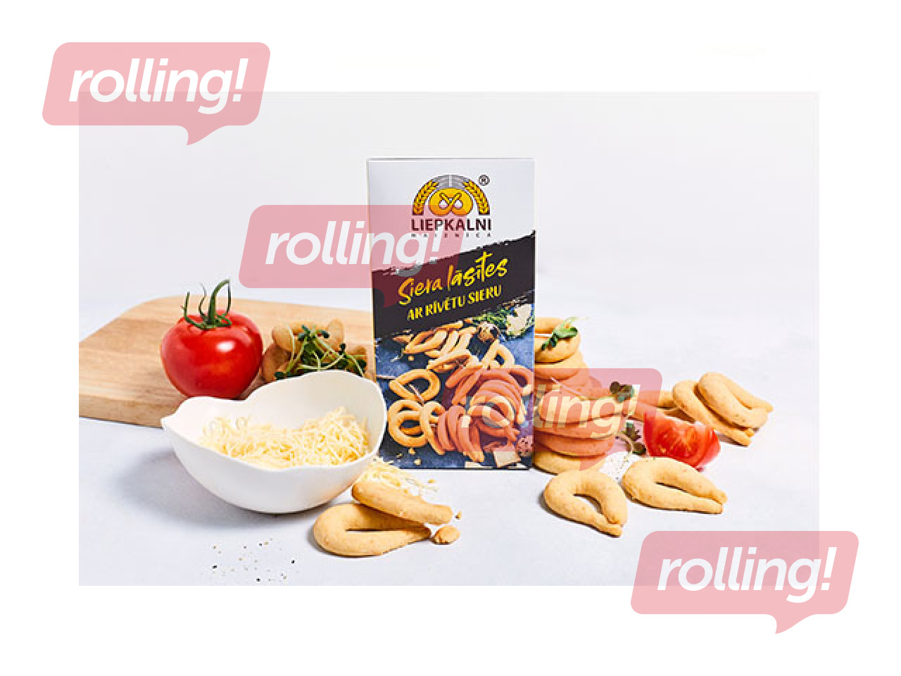 Cepumi Liepkalni Siera lāsītes ar rīvētu sieru, 100g