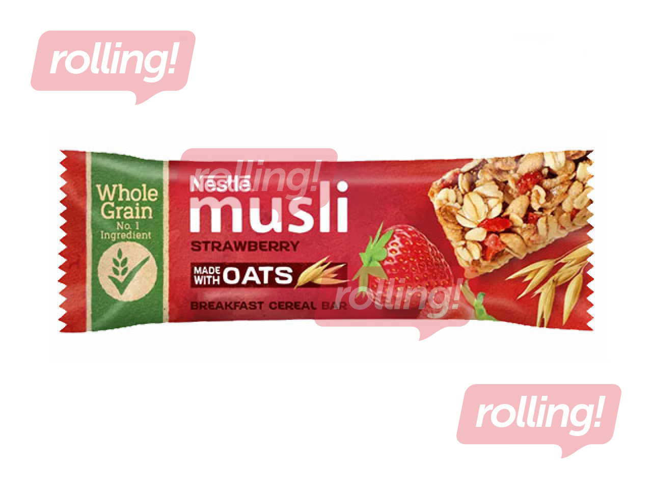 Батончик мюсли Nestle клубничный, 35г