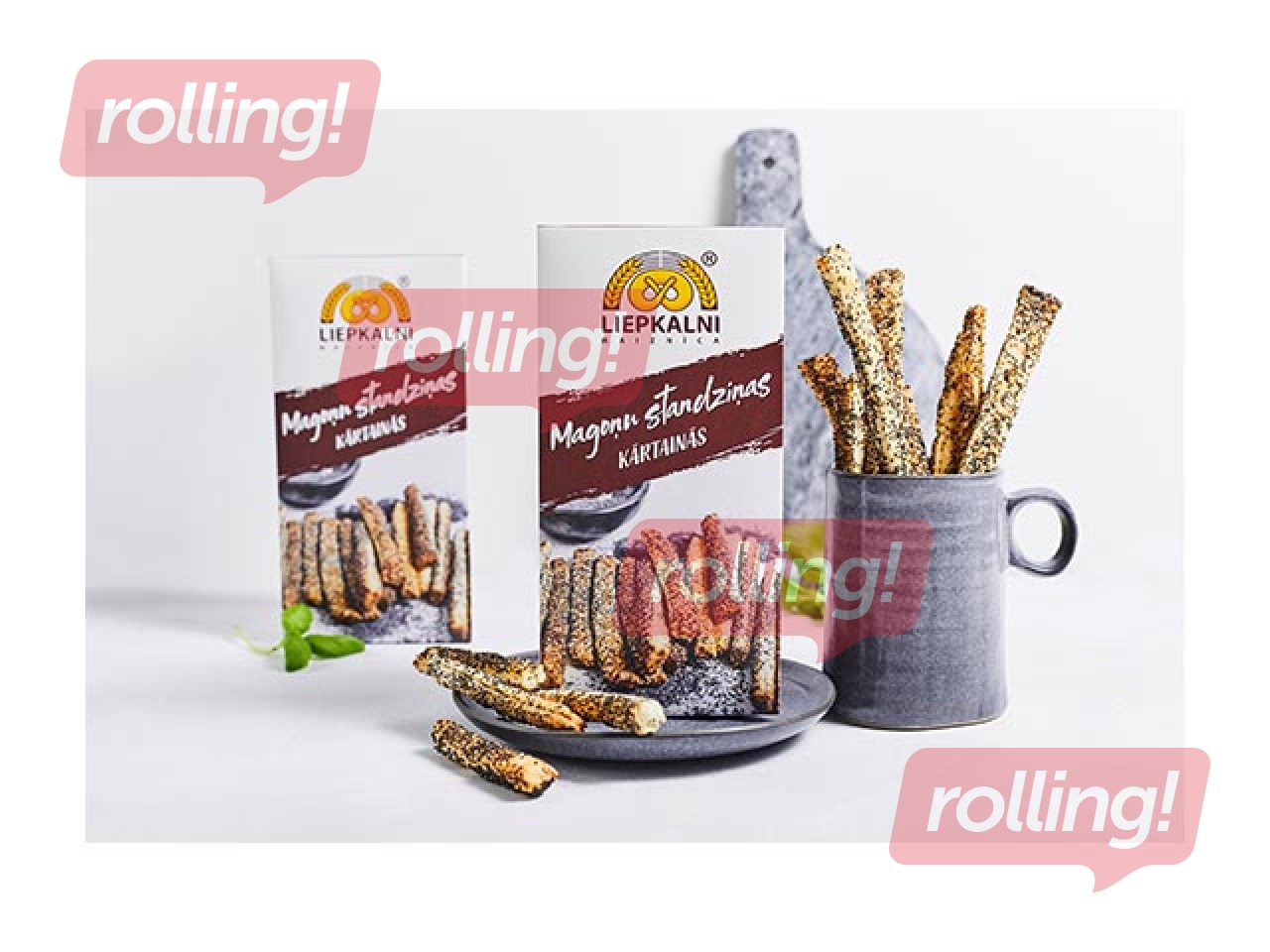 Cepumi Liepkalni, kārtainās magoņu standziņas, 90g