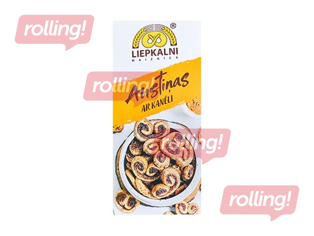 Küpsised Liepkalni, Kārtainās austiņas kaneeliga, 120 g