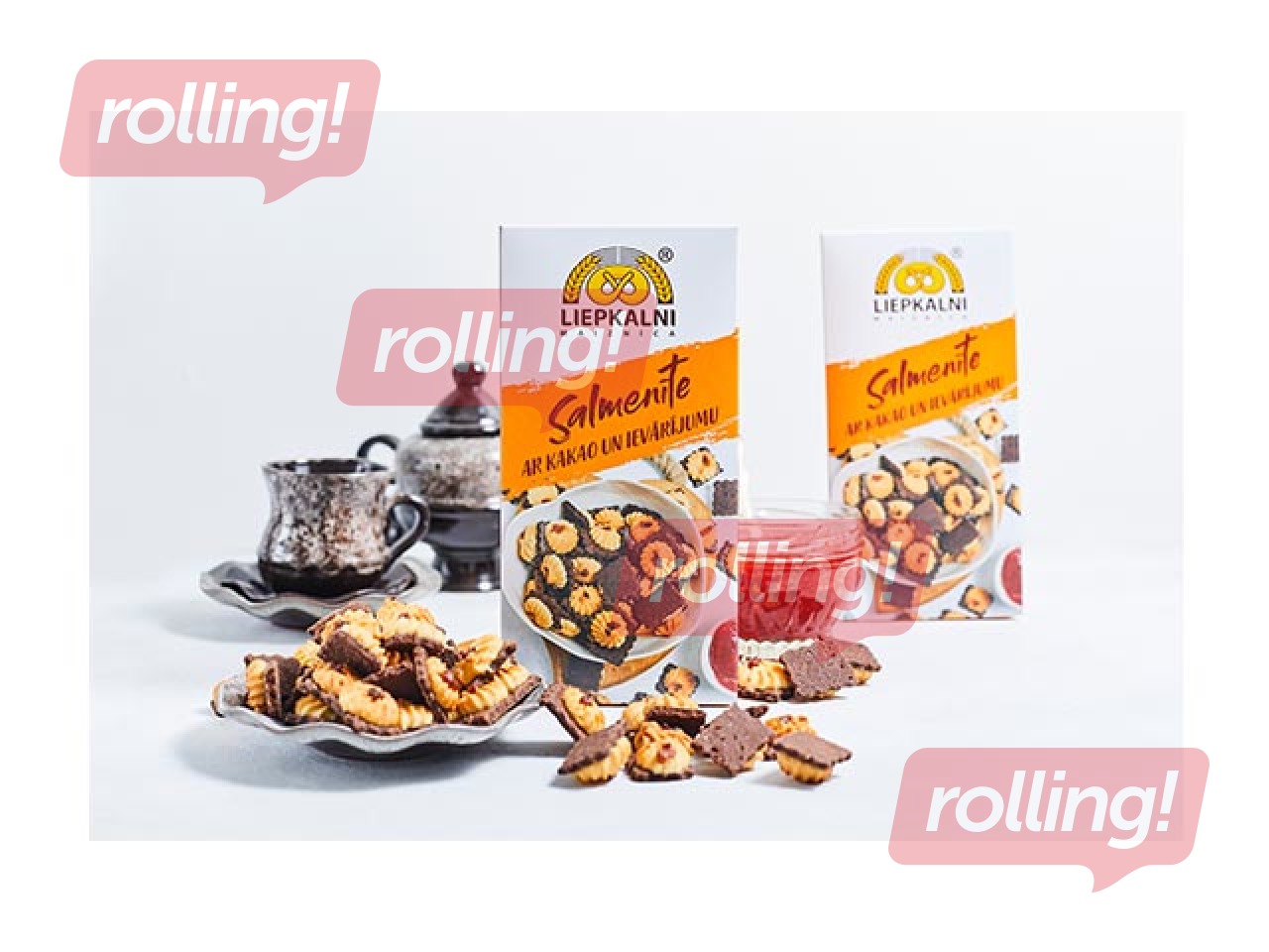 Cepumi Liepkalni Salmenīte ar kakao un ievārījumu, 130g