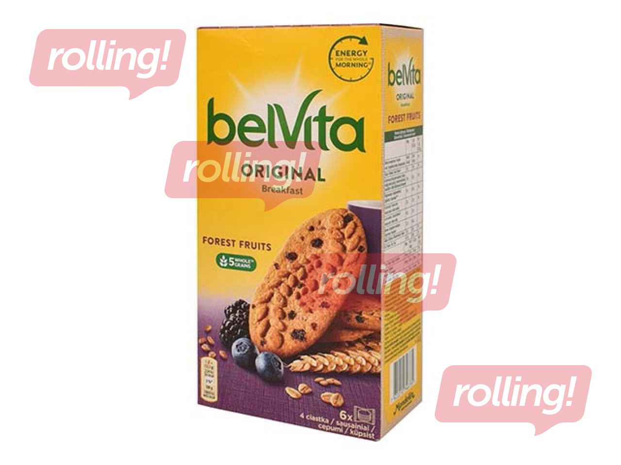 Cepumi Belvita ar meža ogām, 300g