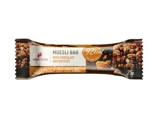 Batoniņš Herkuless Muesli Bar, ar šokolādi un cepumiem, 25g