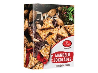 Cepumi Lāči Mandeļu šokolādes trijstūrīšu, 220g