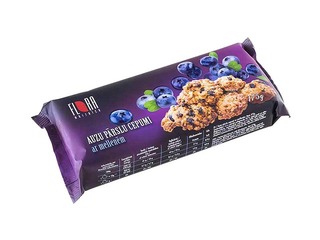 Biscuits oat Flora with blueberries, 175 g