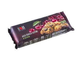 Biscuits oat Flora with cherries, 175 g