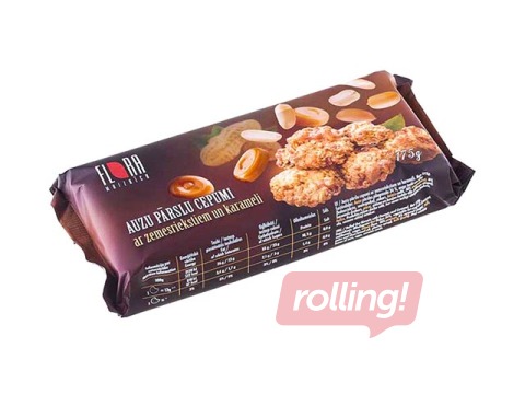 Cepumi Flora, auzu ar karameli un riekstiem, 175g