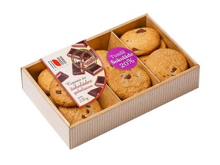 Biscuits sand Flora with chocolate chips, 220 g