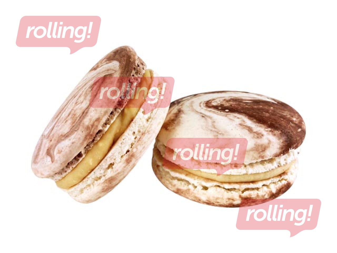 Macaroons Snikers, Sala, 6 pcs.