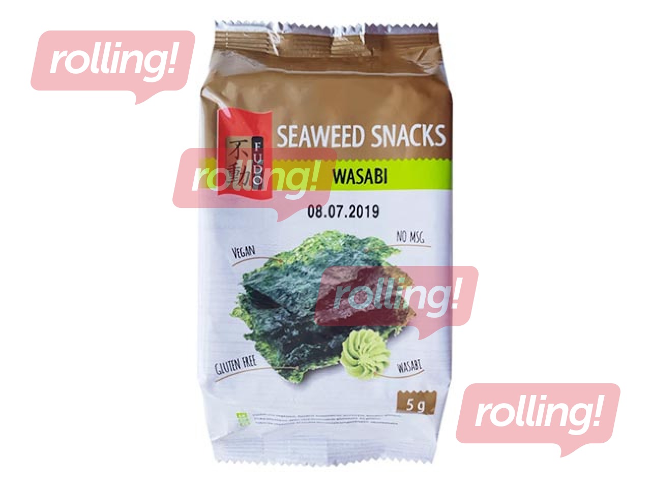Закуска из морских водорослей с васаби Fudo, 5 г
