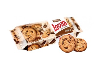 Cepumi Roshen Lovita ar šokolādes gabaliņiem, 150g
