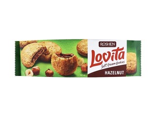 Cepumi Roshen Lovita Soft ar lazdu riekrstu krēma pildijumu, 127g
