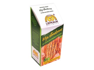 Cepumi Liepkalni, kliju standziņas ar sieru un melno sezamu, 100g