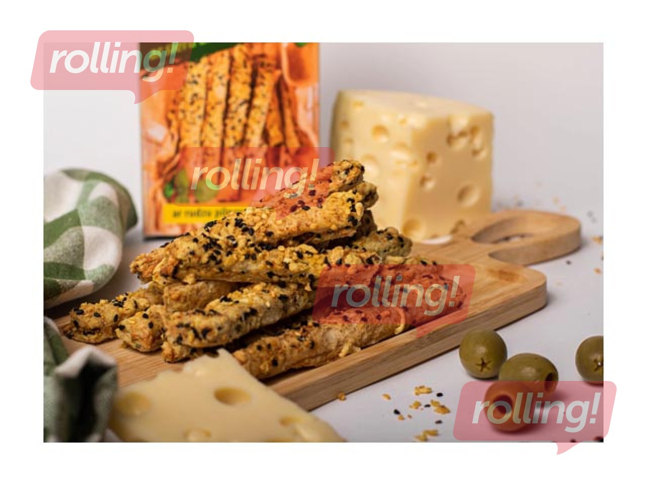 Cepumi Liepkalni, kliju standziņas ar sieru un melno sezamu, 100g