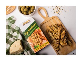 Cepumi Liepkalni, kliju standziņas ar sieru un melno sezamu, 100g