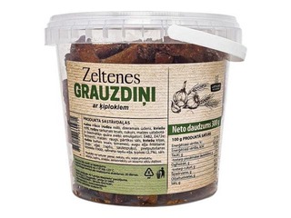 Grauzdiņi Zeltenes ar ķiplokiem, Latvijas Maiznieks, 300g