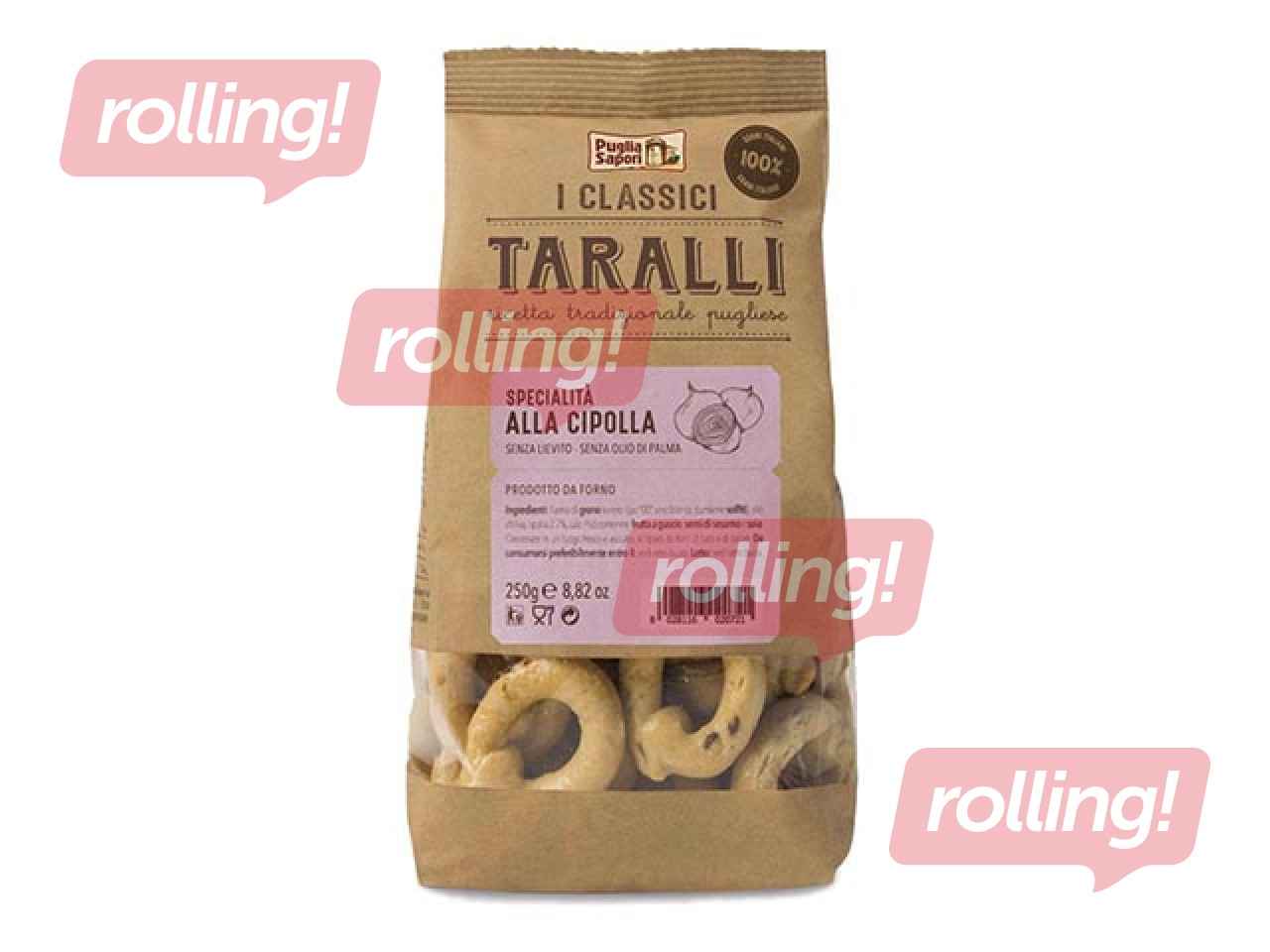Itaalia suupisted Tarallini sibulatega, 200 g