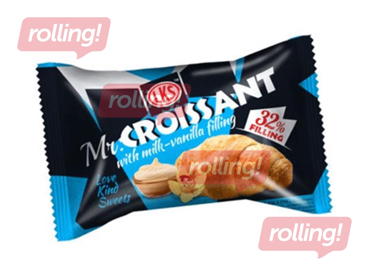 Круассан Mr.Croissant, с молочно-ванильной начинкой, 45г