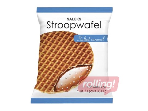Vafeles Stroopwafel ar sāļās karameles pildījumu, 33g