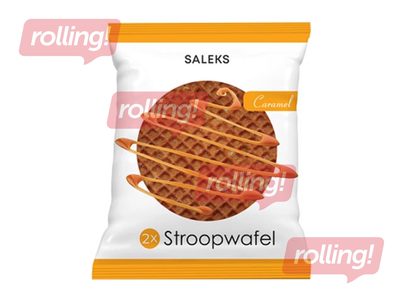 Вафли Stroopwafel, с карамельной начинкой,33г