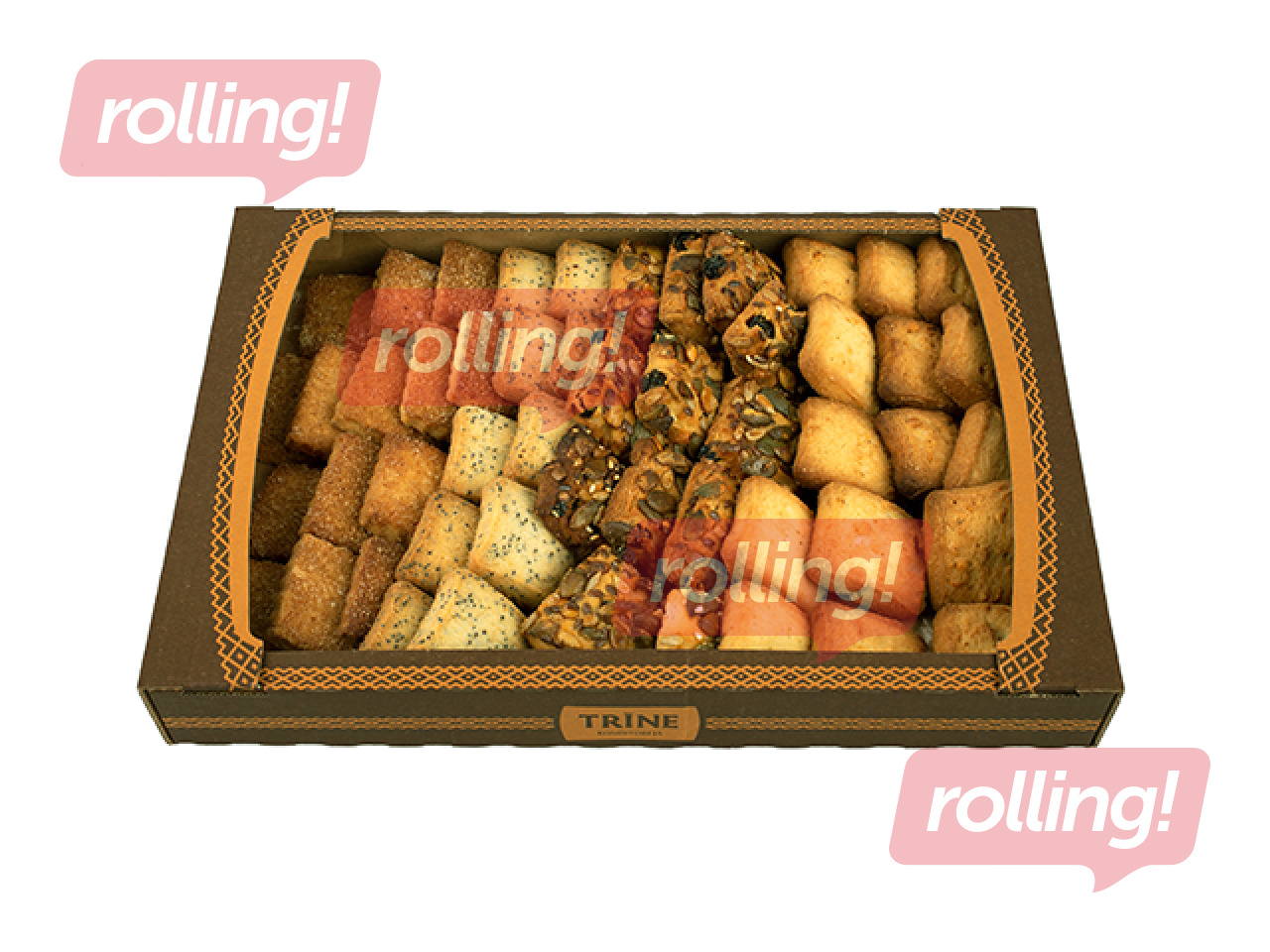 Cookies, TRĪNE, shortbread assorted, 600g