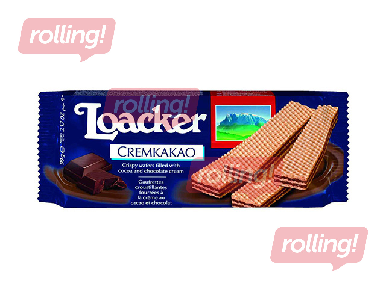 Vafeles Loacker Classic Chocolate, 90g