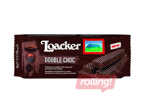 Vafeles Loacker Classic Double, 90g