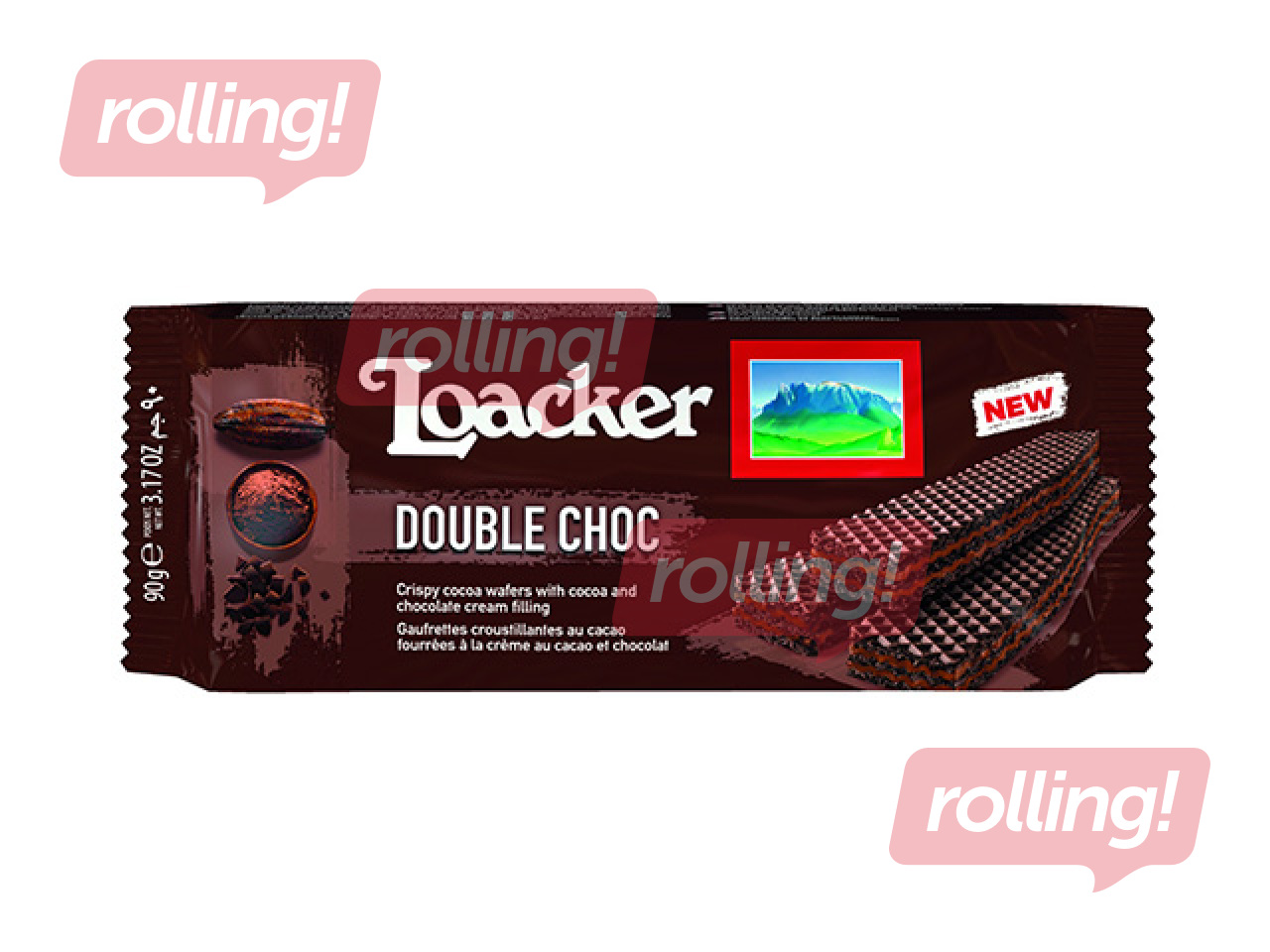 Vafeles Loacker Classic Double, 90g