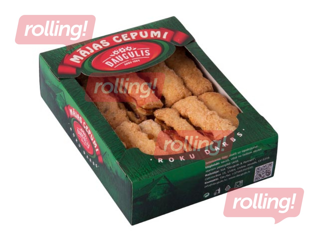 Cepumi Daugulis, Mājas ar ananāsu gabaliņiem, 250g